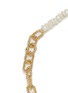 细节 - 点击放大 - JOANNA LAURA CONSTANTINE - 方晶锆石点缀几何造型人造珍珠黄铜项链