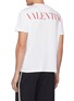 背面 - 点击放大 - VALENTINO GARAVANI - 品牌名称镂空拼贴口袋纯棉T恤