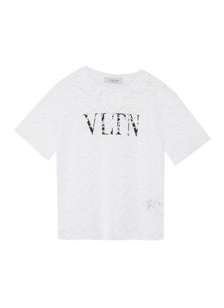 首图 - 点击放大 - VALENTINO GARAVANI - VLTN镂空蕾丝T恤