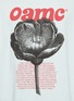  - OAMC - 品牌名称花卉图案纯棉T恤