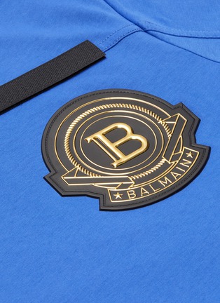 - BALMAIN - B logo徽章纯棉T恤