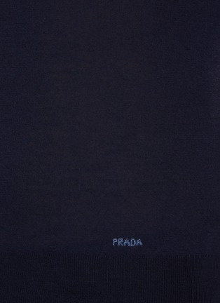  - PRADA - logo羊绒针织衫