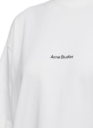 - ACNE STUDIOS - logo纯棉T恤