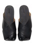 模特儿示范图 - 点击放大 - MARSÈLL - SPATOLA交叉搭带粒面真皮拖鞋