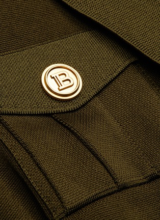  - BALMAIN - 腰带B logo钮扣夹克