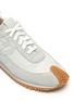 细节 - 点击放大 - LOEWE - FLOW RUNNER拼接设计LOGO绒面真皮运动鞋