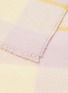 细节 - 点击放大 - ACNE STUDIOS - LOGO及资讯印花格纹羊毛围巾