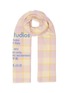首图 - 点击放大 - ACNE STUDIOS - LOGO及资讯印花格纹羊毛围巾
