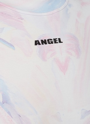  - ANGEL CHEN - X JIAJIA WANG logo拼色抽象图案棉质T恤