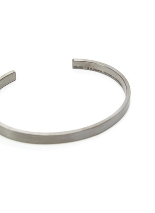 细节 - 点击放大 - LE GRAMME - 15g Brushed Black Sterling Silver Ribbon Bracelet