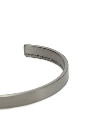 细节 - 点击放大 - LE GRAMME - 21g Brushed Black Sterling Silver Ribbon Bracelet