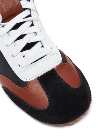  - LOEWE - Embossed anagram lace-up sneakers