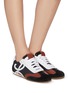 模特儿示范图 - 点击放大 - LOEWE - Embossed anagram lace-up sneakers