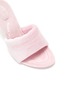 细节 - 点击放大 - ALEXANDERWANG - SIENNA品牌名称夹棉填充搭带高跟穆勒鞋
