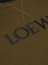  - LOEWE - 拼色logo抽绳oversize纯棉连帽卫衣