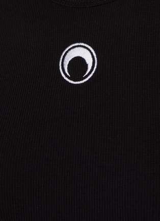 弯月logo混有机棉针织背心展示图