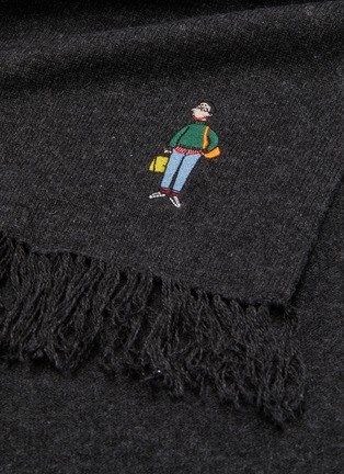 细节 - 点击放大 - DREYDEN - Slowboy Embroidered Scarf