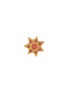 首图 - 点击放大 - GAVIRIA - The Sun Tarot搪瓷点缀太阳造型18k镀金纯银单只耳钉