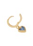 细节 - 点击放大 - GAVIRIA - Wild Heart搪瓷点缀爱心造型18k镀金纯银吊坠单只耳环