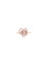 首图 - 点击放大 - SUZANNE KALAN - 'Love' diamond topaz 14k rose gold ring