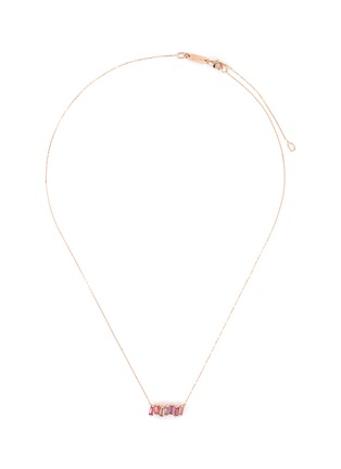 首图 - 点击放大 - SUZANNE KALAN - 'Amalfi' topaz 14k rose gold necklace