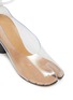细节 - 点击放大 - MAISON MARGIELA - TABI粗跟PVC分趾高跟鞋
