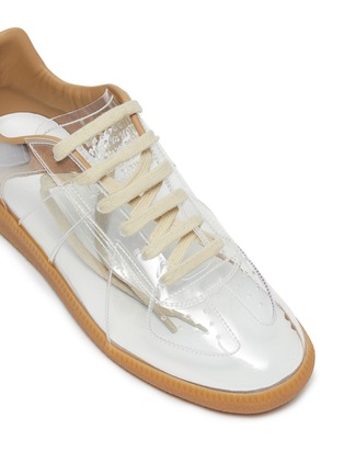 细节 - 点击放大 - MAISON MARGIELA - Replica拼接设计PVC运动鞋