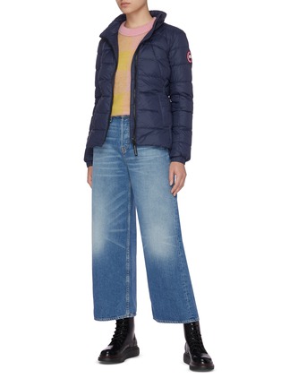 模特儿示范图 - 点击放大 - CANADA GOOSE - ABBOTT可收纳式绗缝羽绒功能连帽夹克