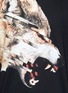 细节 - 点击放大 - MARCELO BURLON - CRUCES条纹拼接野狼图案纯棉T恤