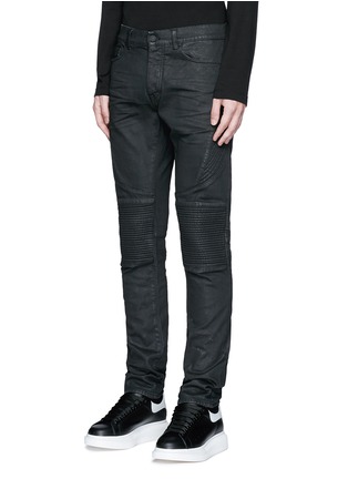 正面 - 点击放大 - MARCELO BURLON - 套染棉质机车款牛仔裤