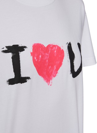  - BALENCIAGA - I LOVE YOU英文字标语纯棉T恤