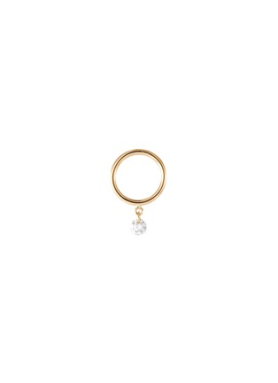 首图 - 点击放大 - PERSÉE PARIS - Boheme钻石18k黄金圆环造型吊坠耳环