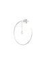 首图 - 点击放大 - PERSÉE PARIS - Encerclez-Moi钻石点缀18k白金开口圆环造型单只耳环