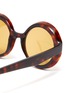 细节 - 点击放大 - LAPIMA - CAROLINA玳瑁纹圆框板材太阳眼镜