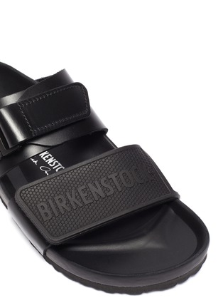 细节 - 点击放大 - RICK OWENS - X RICK OWENS Rotterdam双搭带真皮拖鞋