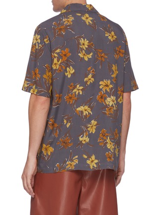 背面 - 点击放大 - NANUSHKA - 花卉图案短袖衬衫