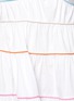 细节 - 点击放大 - STAUD - CLEO褶裥拼色线条棉质吊带连衣裙