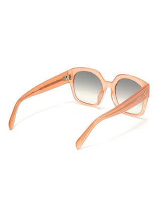 Oversize Round Acetate Frame Sunglasses展示图