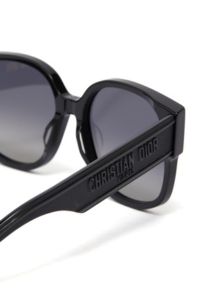 细节 - 点击放大 - DIOR - Wildior品牌名称oversize板材太阳眼镜