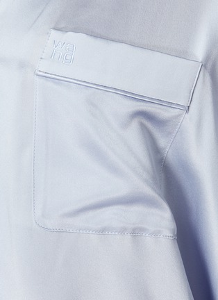  - T BY ALEXANDER WANG - logo OVERSIZE睡衣式衬衫
