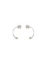 细节 - 点击放大 - YUESPHERE - 'Core' cubic zirconia rhodium plated sterling silver earrings
