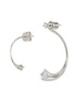 首图 - 点击放大 - YUESPHERE - 'Core' cubic zirconia rhodium plated sterling silver earrings