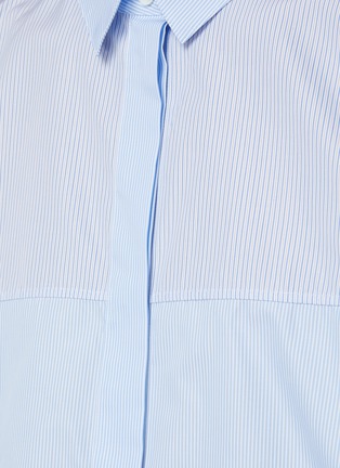  - LOEWE - 拼色条纹oversize纯棉衬衫