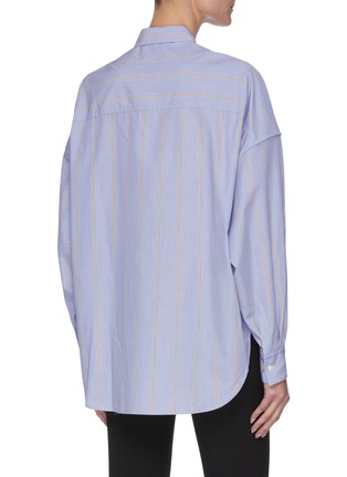 背面 - 点击放大 - 3.1 PHILLIP LIM - 拼色条纹纯棉衬衫