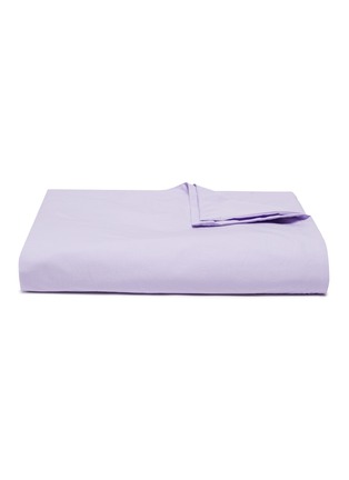 首图 –点击放大 - TEKLA - 加大双人床条纹有机长绒棉被套 - 紫色