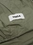 细节 –点击放大 - TEKLA - 单人床有机长绒棉床单 - 橄榄绿色