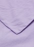 细节 –点击放大 - TEKLA - 拼色条纹有机长绒棉枕套 - 紫色