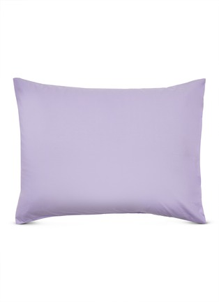 首图 –点击放大 - TEKLA - 拼色条纹有机长绒棉枕套 - 紫色