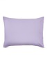 首图 –点击放大 - TEKLA - 拼色条纹有机长绒棉枕套 - 紫色