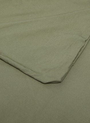 细节 –点击放大 - TEKLA - 特大双人床有机长绒棉被套 - 橄榄绿色